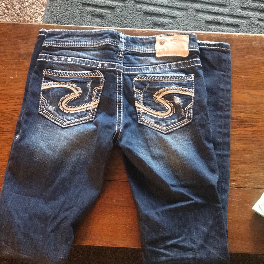 Silver jeans
